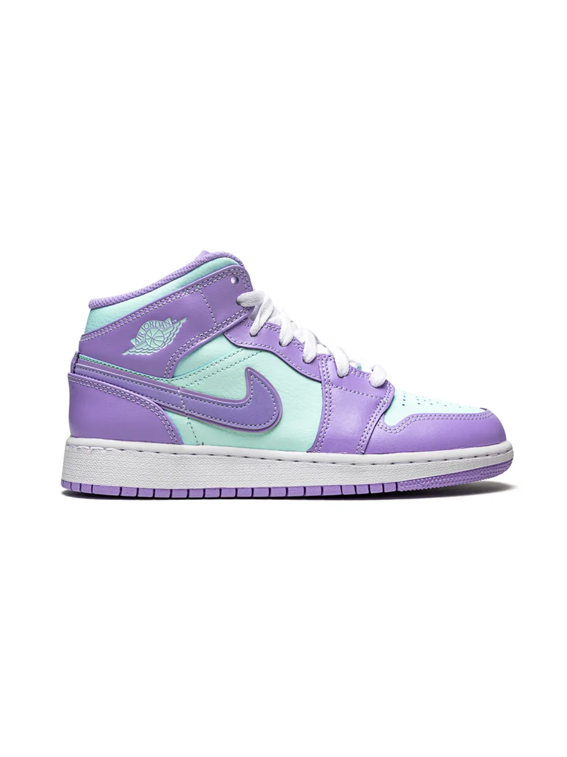 Кроссовки Air Jordan 1 Mid "Purple Pulse/Arctic Punch" — фото 3