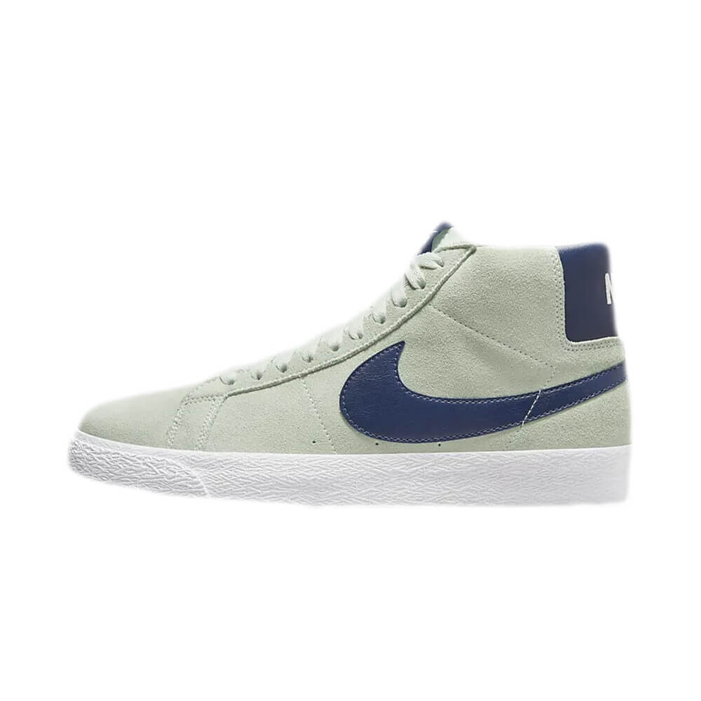 

Скейтерские кеды Nike SB Zoom Blazer Mid, светло-зелёный/синий