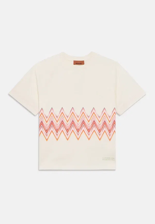 Футболка с принтом Missoni, слоновая кость/мультиколор — фото 3