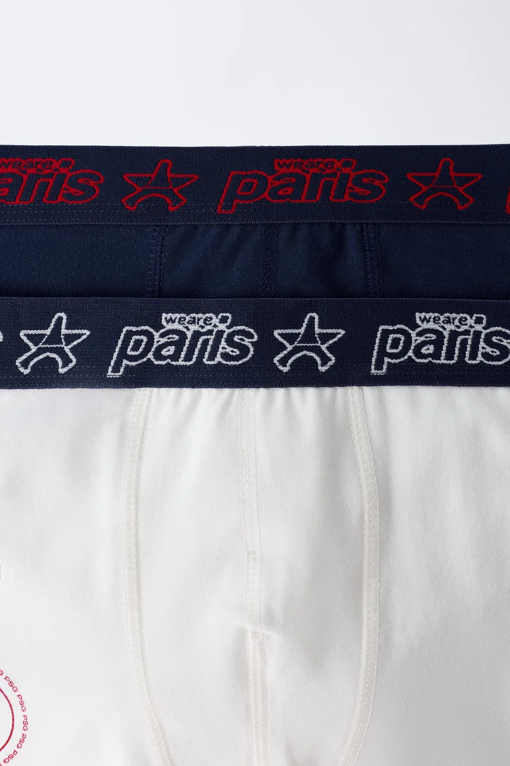 Для детей от 2 до 6 лет / Комплект из 2 боксеров PSG ZARA, Navy/White — фото 2