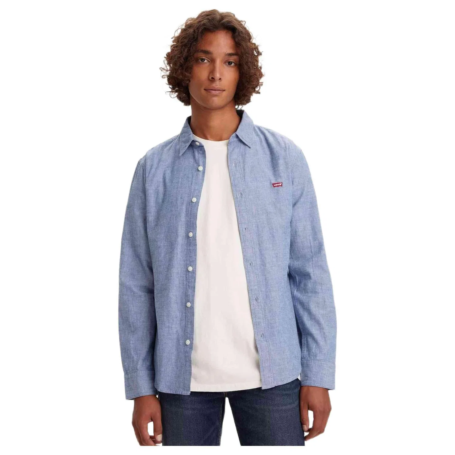 Мужская рубашка Levi's 86625-0017, цвет Blau — фото 2