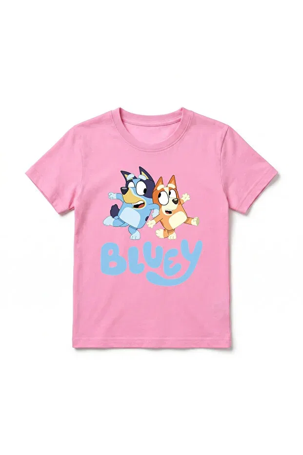 Детская футболка с принтом Bluey Urbantrendstore, Pink