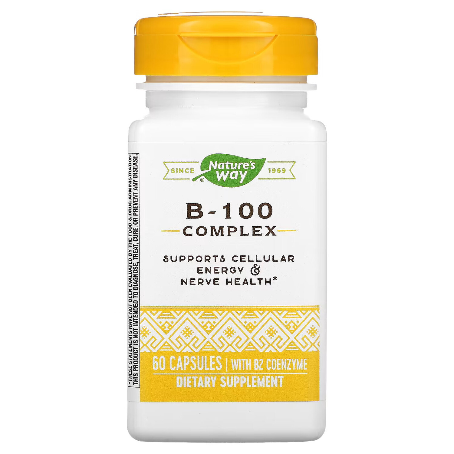 

Nature's Way Комплекс B-100 с коэнзимом B2, 60 капсул