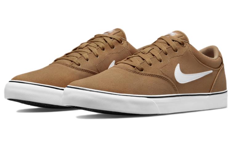 Кроссовки Nike SB Chron, коричневый/белый — фото 3