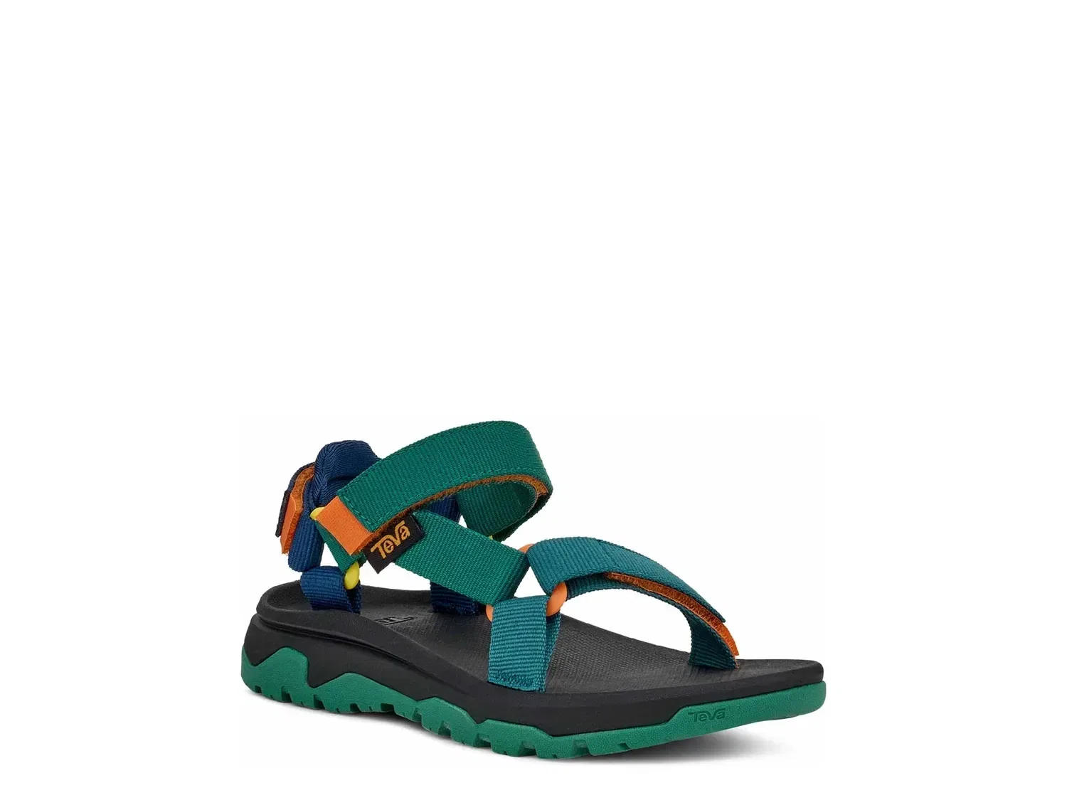 Сандалии Hurricane XLT, детские, Teva, черный с зеленым