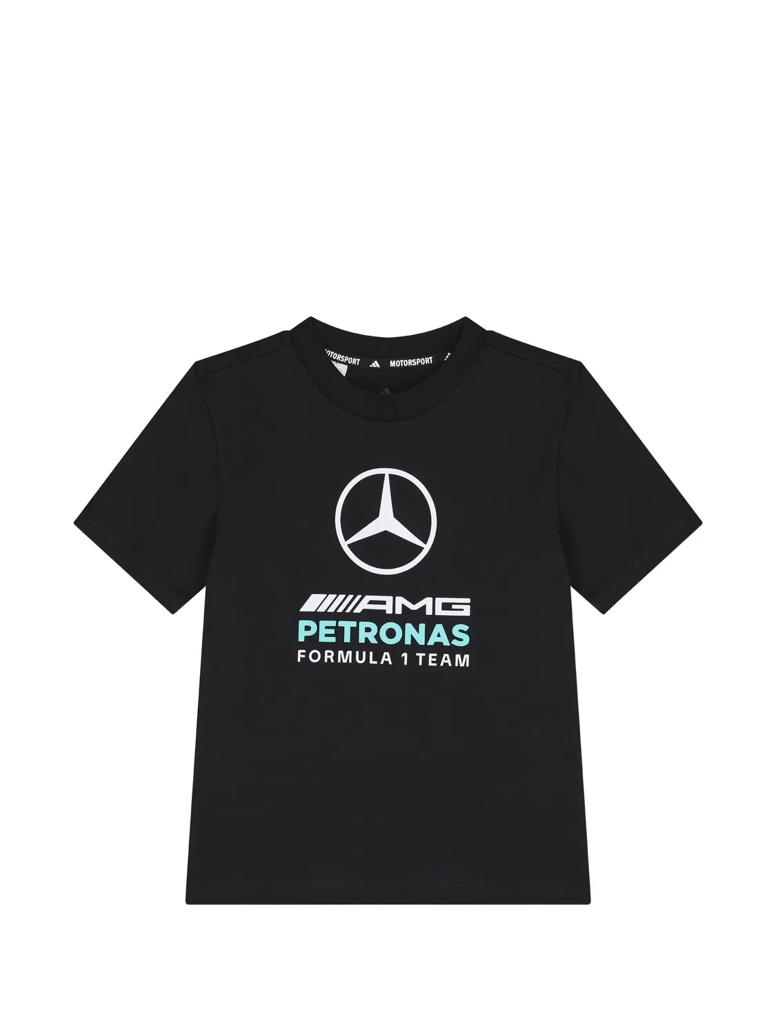 Футболка с принтом из коллаборации с Mercedes-AMG Petronas Adidas Kids, черный