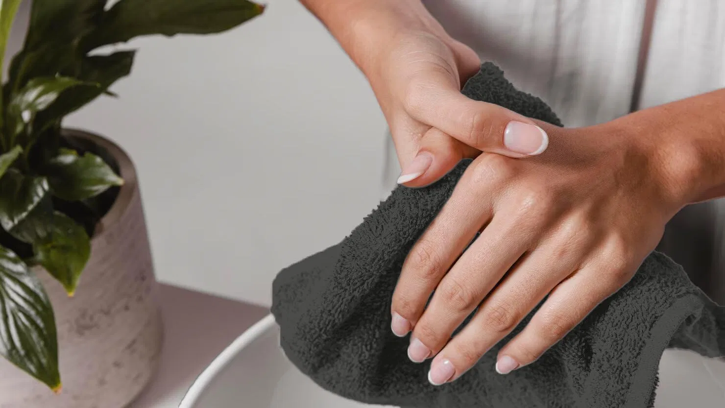 Мочалки хлопковые, Avalon Towels, набор 60 шт, 30.5x30.5 см, Серый — фото 3