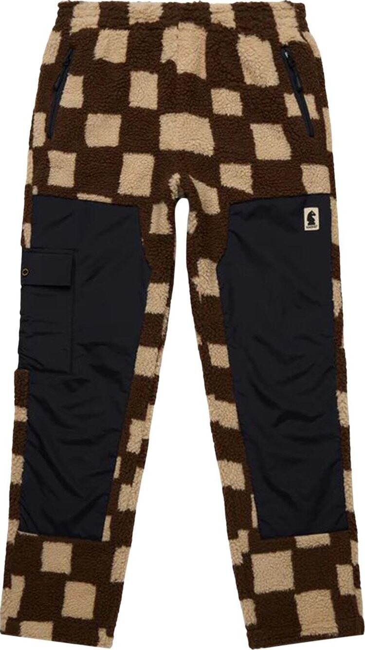 

Брюки Market Chess Club Jacquard Sherpa Pants 'Brown', коричневый