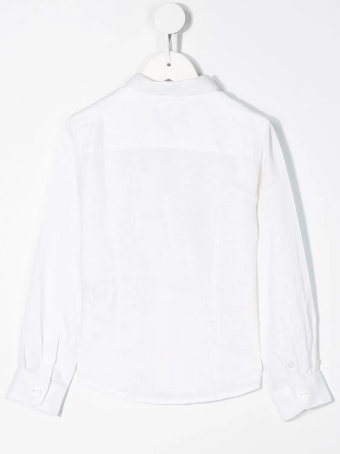 Emporio Armani Рубашка из льняного поплина, белая — фото 2
