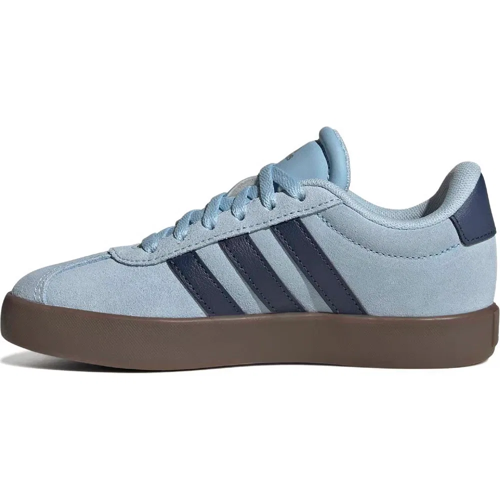 Детские кроссовки VL Court 3.0 Adidas, Blue/Blue/Tan — фото 3