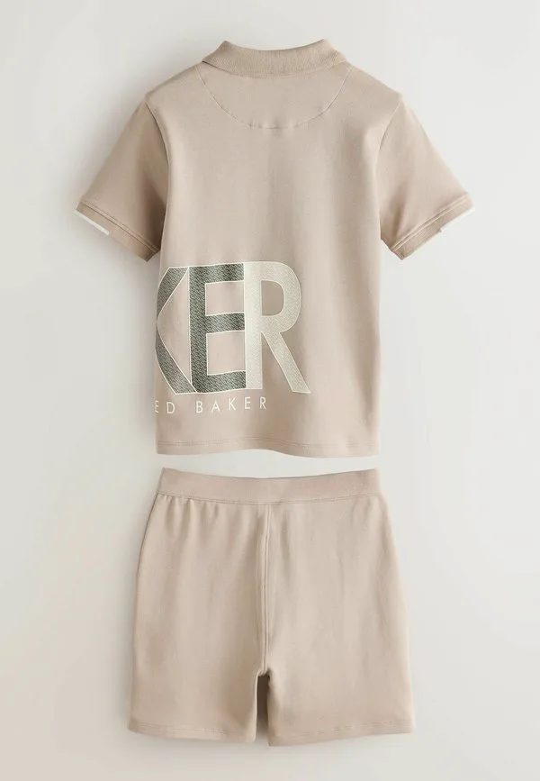 Шорты с графическим принтом, стандартного кроя Baker By Ted Baker, Stone — фото 4