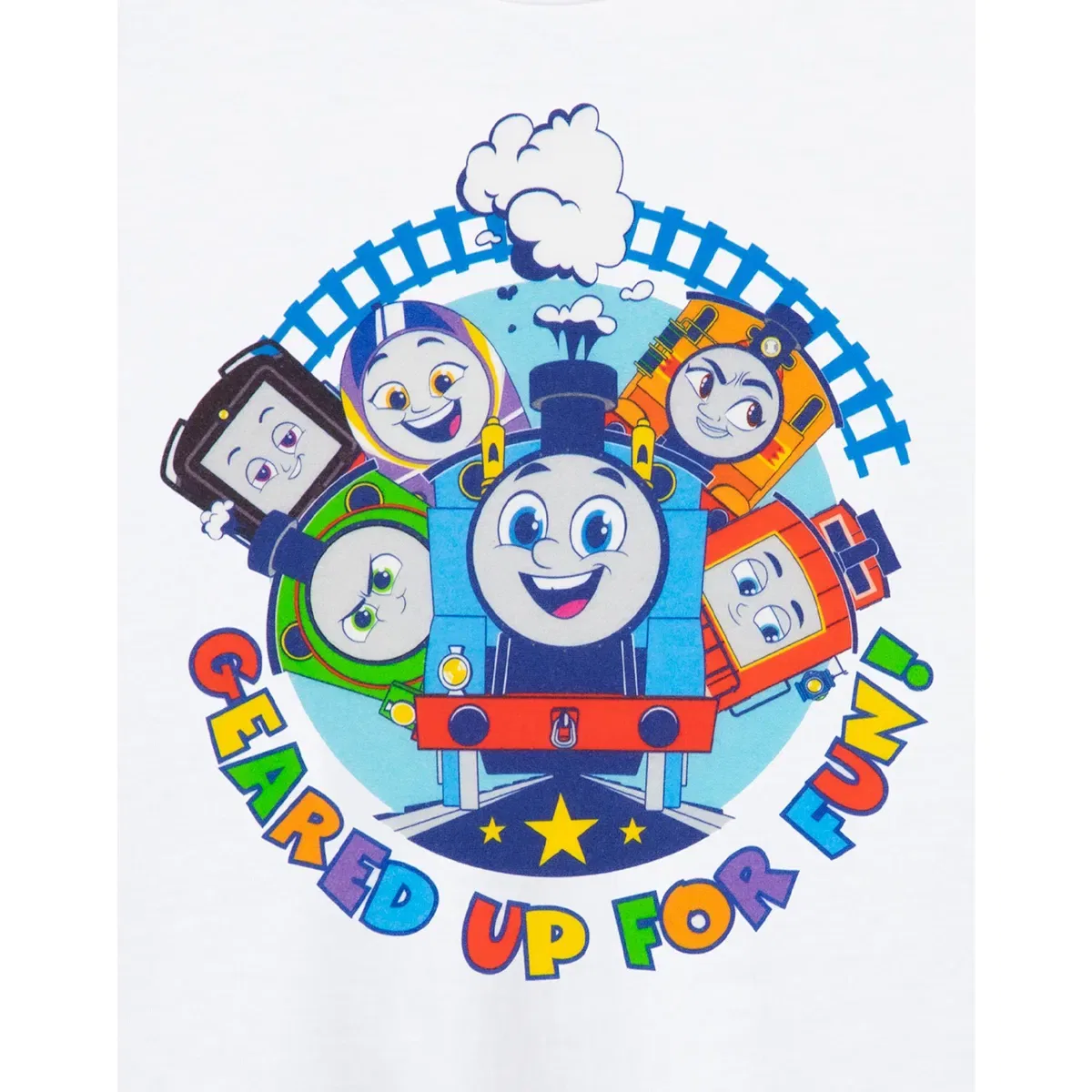 Детская футболка с коротким рукавом Geared Up For Fun Thomas & Friends, White — фото 2