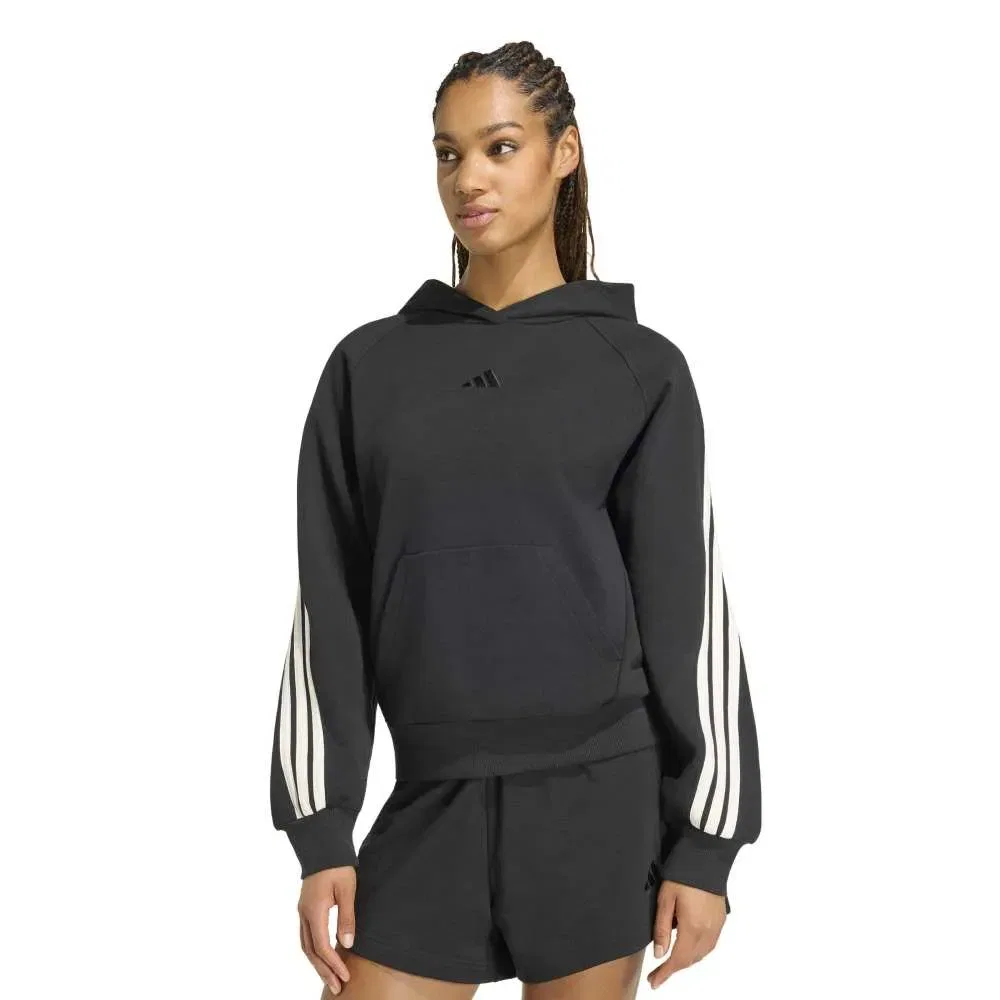 Худи Adidas Kit 3 Stripes, черный