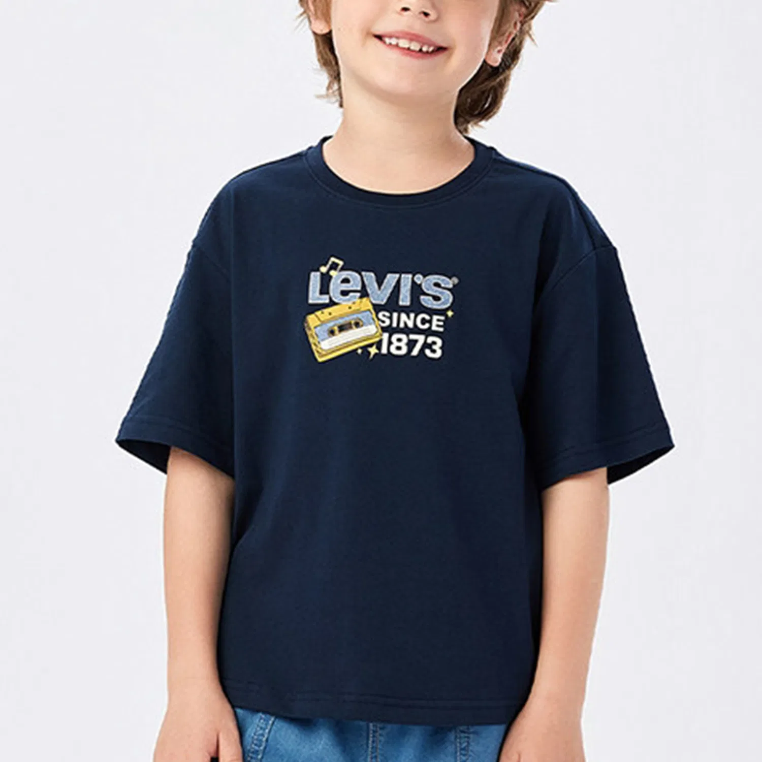 Футболка детская Levis Crystal Blue — фото 4