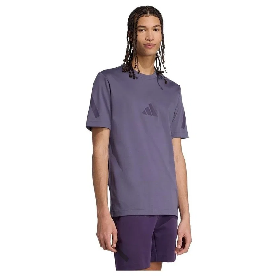 Футболка спортивная с коротким рукавом Z.N.E. TEE adidas, Петроль — фото 4