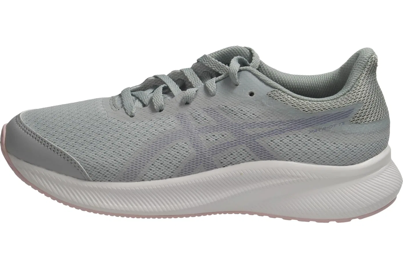 Детские кроссовки для мальчиков с амортизацией Patriot 13 Gs ASICS, Piedmont Grey Faded Ash Rock — фото 2