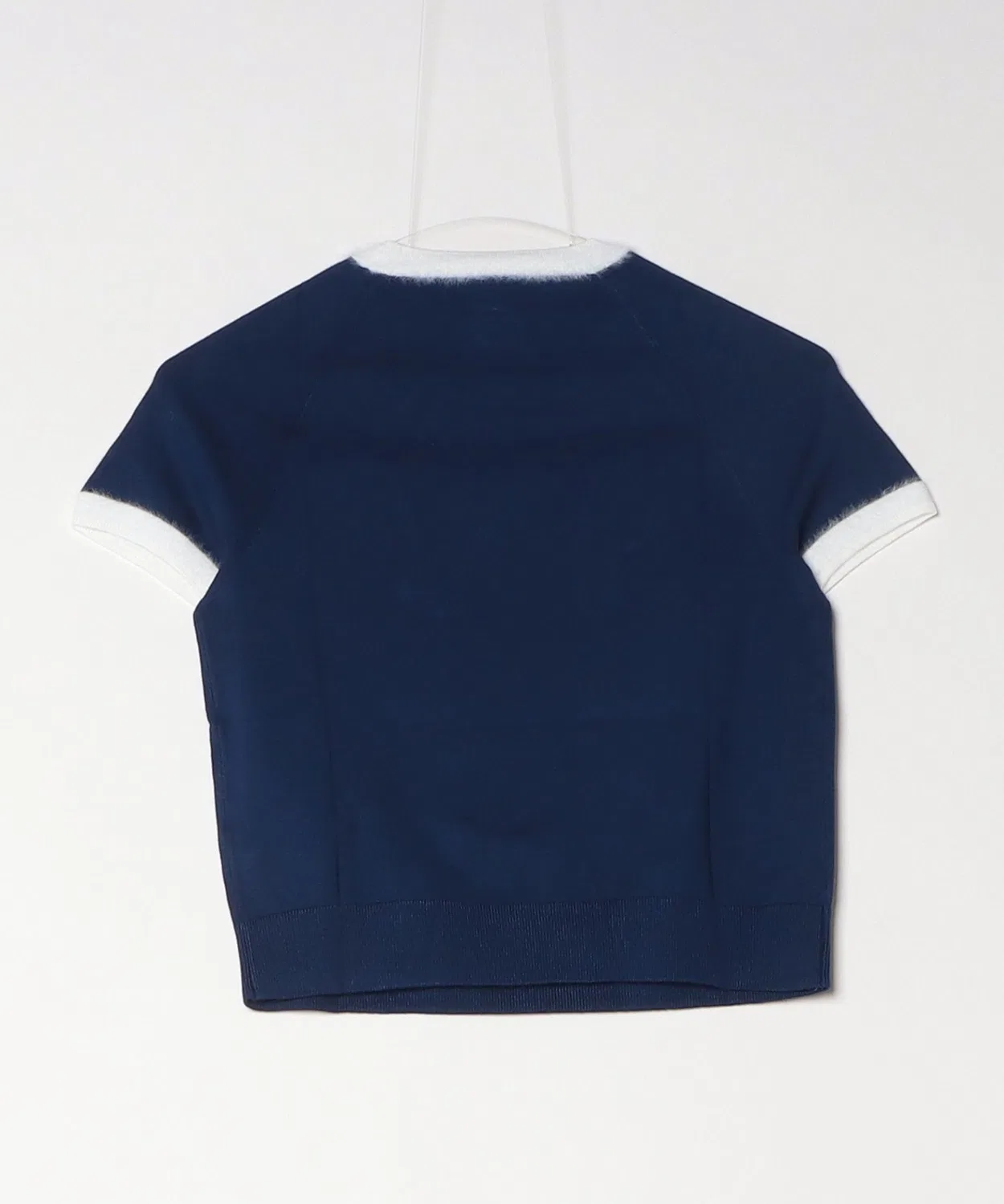Мужская футболка с коротким рукавом Adidas KNITTED TEE KW2606, Navy — фото 2