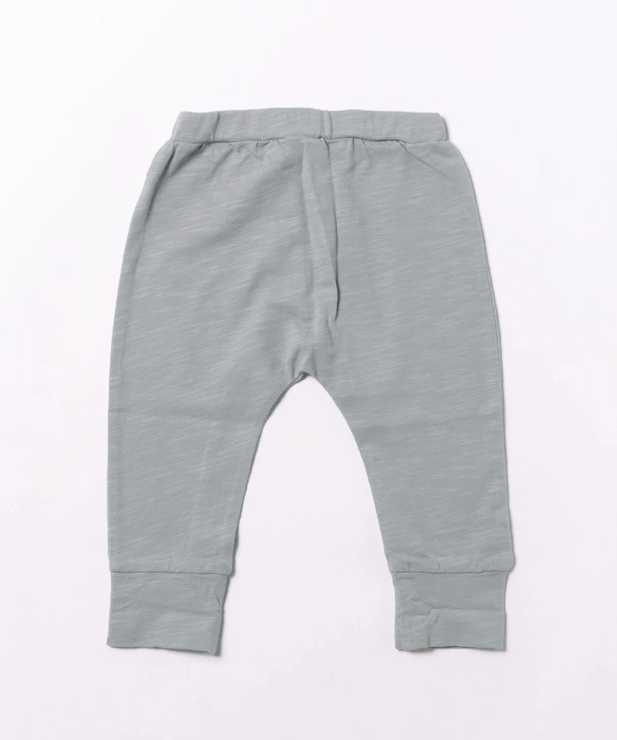 Детские штаны из слэба с кокосовыми пуговицами, модель Baby Cru Pant Rylee + Cru, French Blue — фото 2