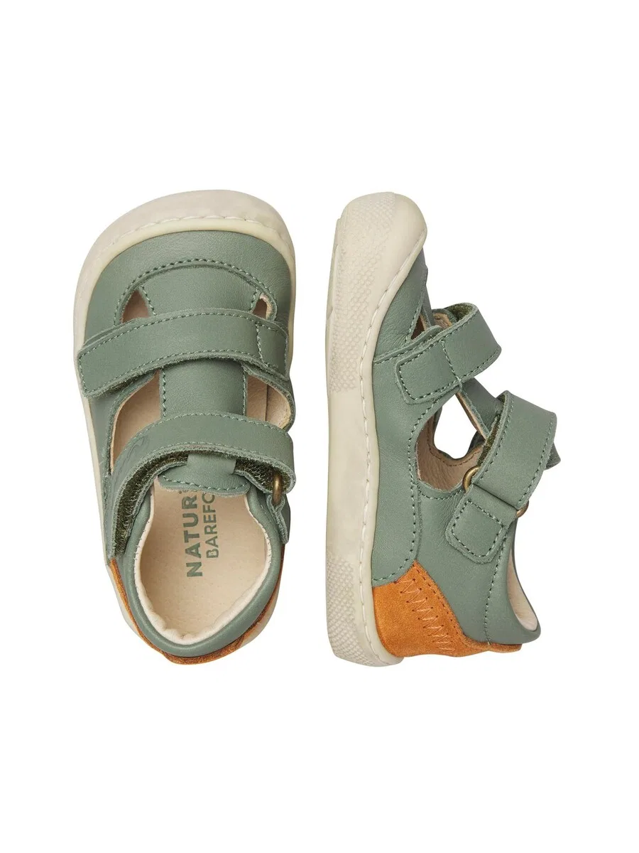Сандалии NATURINO 'BAREFOOT IRTYS' пастельно-зеленого цвета — фото 2