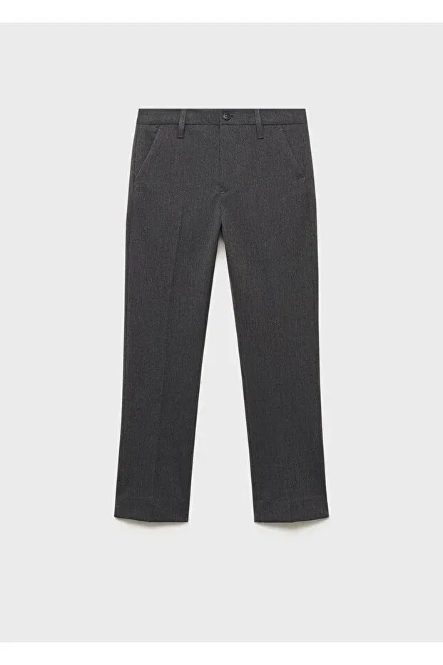 Детские брюки для девочек зауженные Mango Kids, Dark Magenta Color