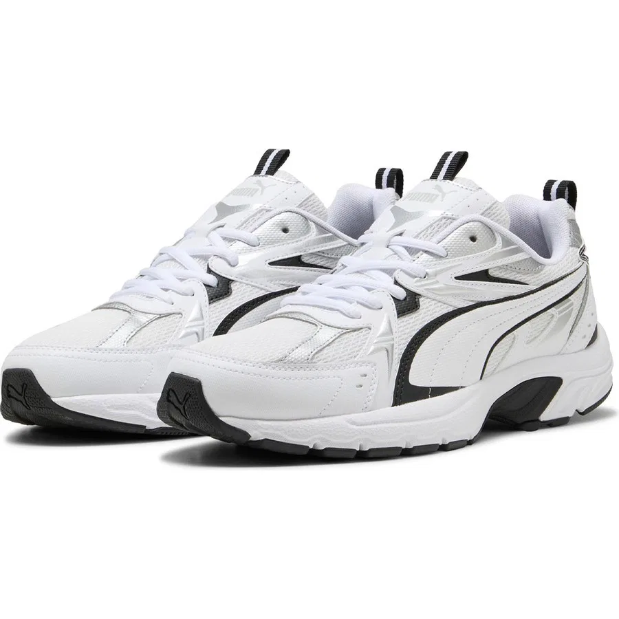 Кроссовки с шнуровкой Milenio Tech Puma, Бело-черный — фото 2