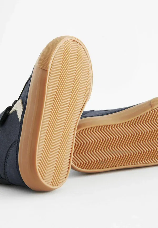 Кроссовки высокие с липучками Touch fastening chevron Next, Navy blue, темно-синий — фото 3