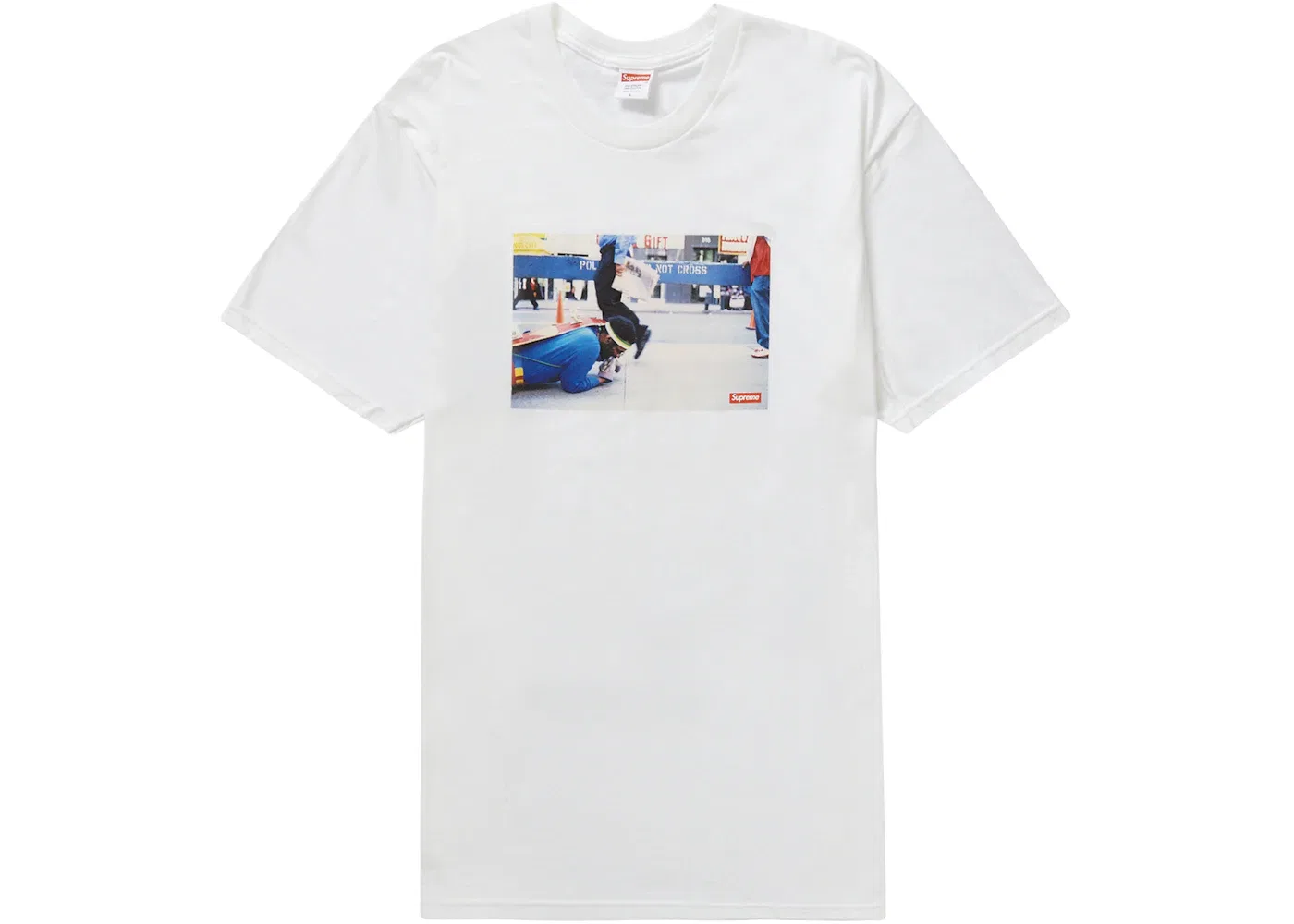 Мужская футболка с принтом Training Crawl Tee Supreme, White
