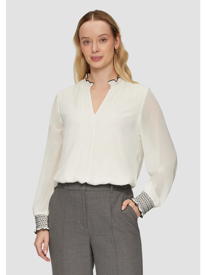 

Блуза s.Oliver BLACK LABEL Bluse langarm, кремовый