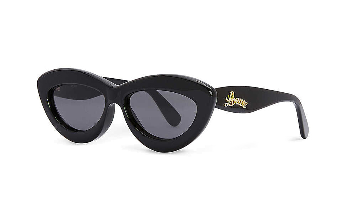 

LOEWE Пластиковая оправа кошачий глаз женские солнцезащитные очки, Black