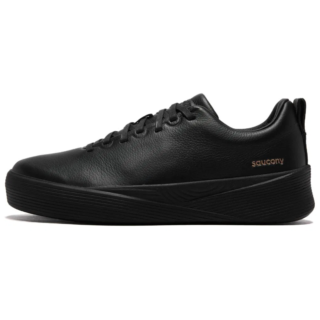 Детские кожаные кроссовки для скейтборда с низким верхом Black Saucony