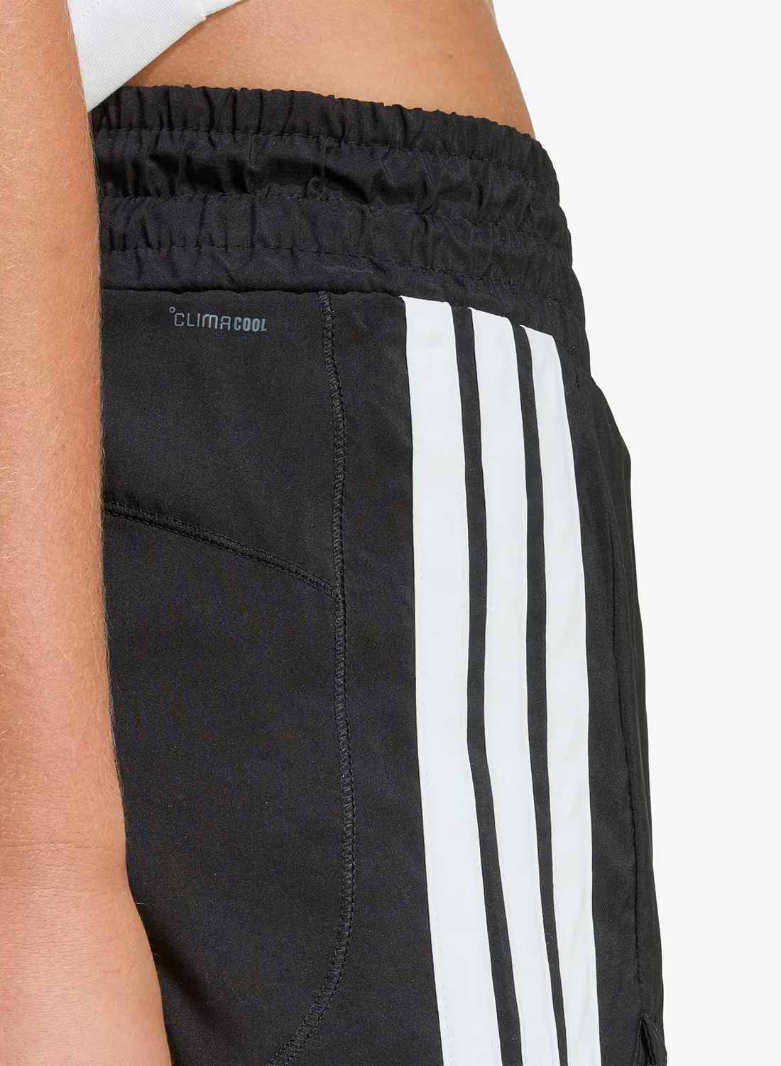 Шорты спортивные с завышенной посадкой Pacer Workout Adidas, черный — фото 4