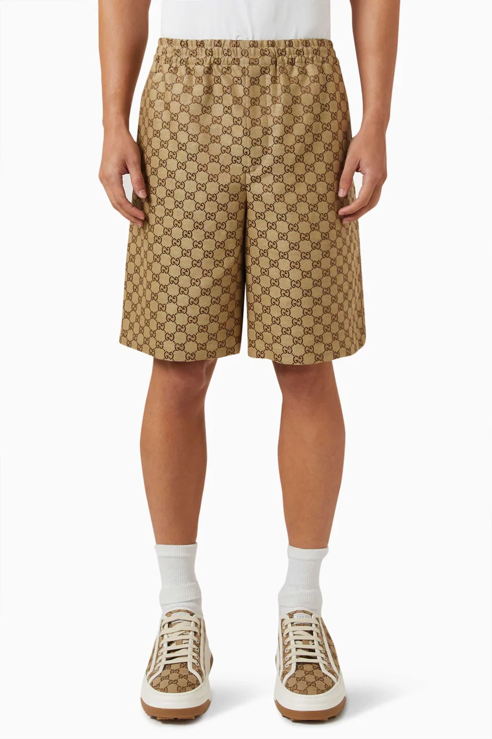 Шорты льняные Gucci
