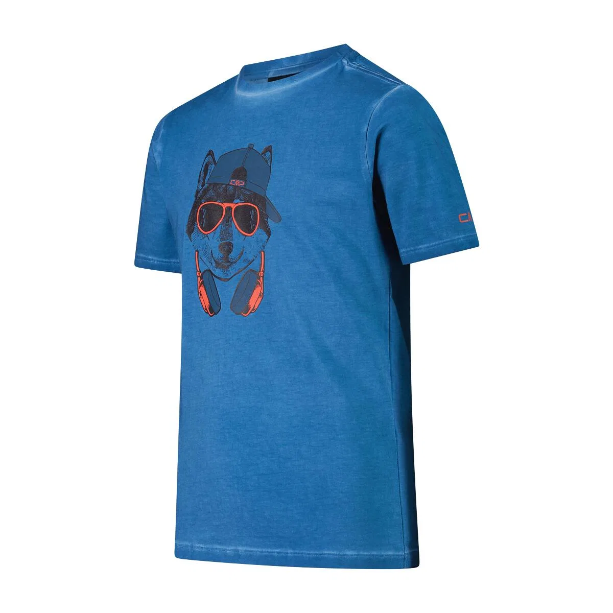 Детская футболка с принтом Kid T-Shirt Cmp, Konigsblau — фото 3