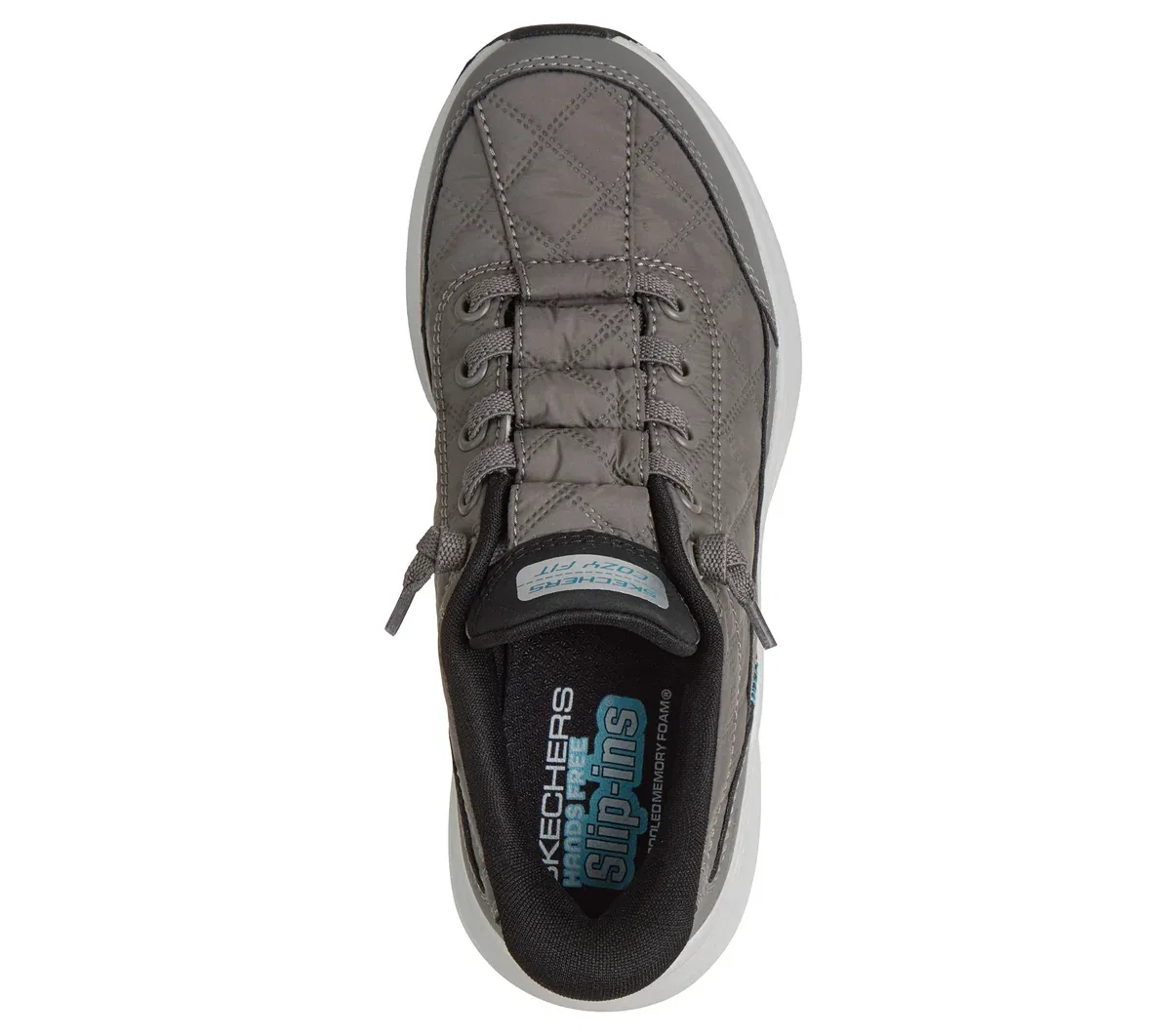 Детские слипоны Contour Foam - Cozy Fit Skechers, угольный/черный — фото 2