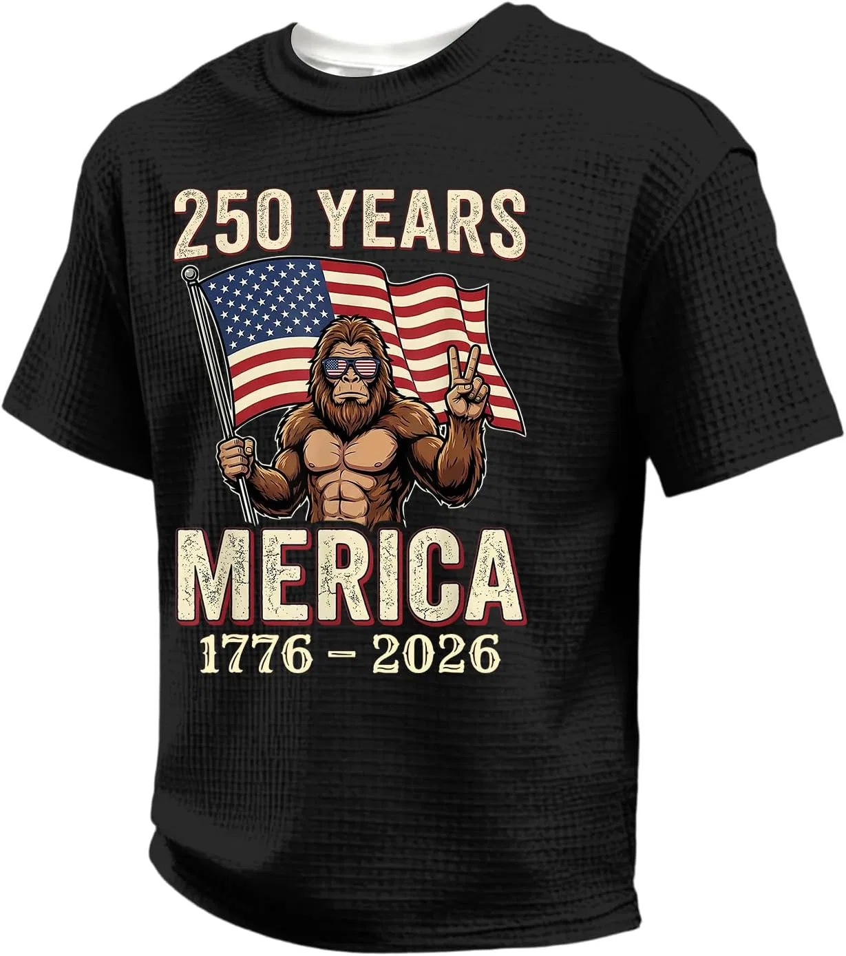 Мужская футболка с принтом 250 America, Black
