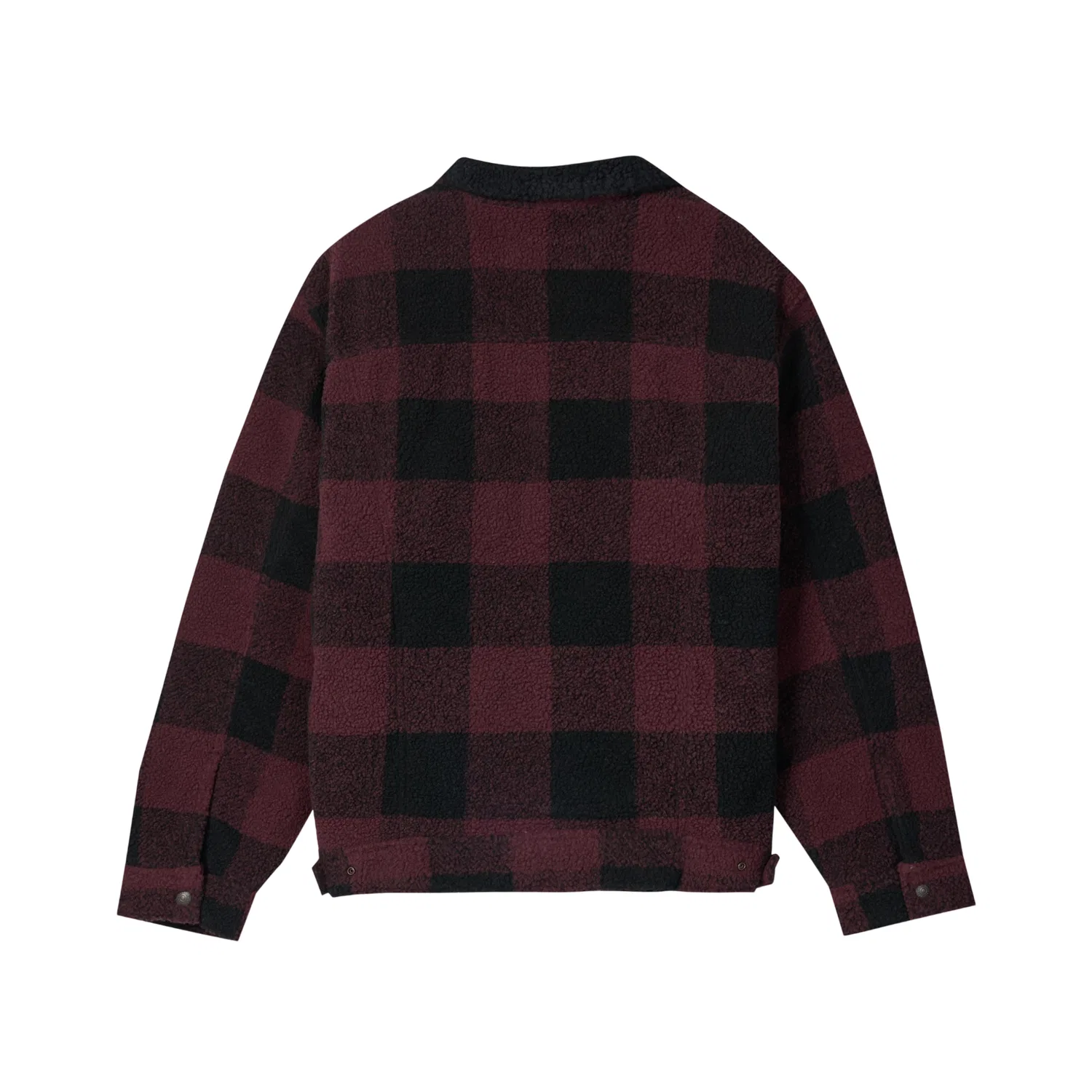 Мужская куртка из вельвета с лацканами, утепленная, прямого кроя, Levi's, Burgundy — фото 3