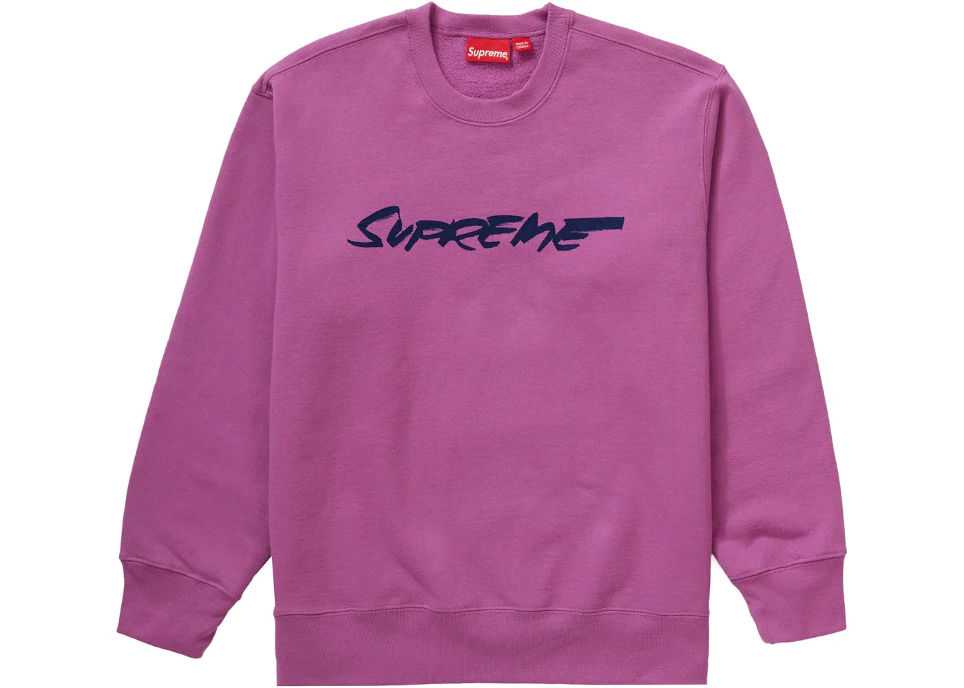 Мужской свитшот с принтом Crewneck Supreme, Bright Purple
