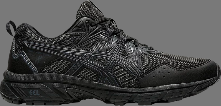 Кроссовки wmns gel venture 8 'triple black' Asics, черный - фото