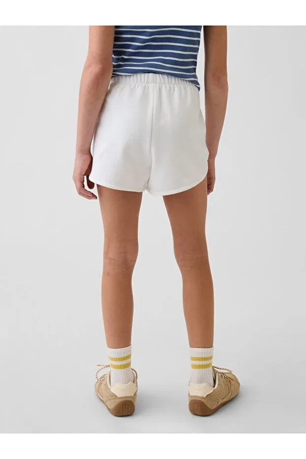 Детские шорты для девочек хлопковые Gap, White-002 — фото 3