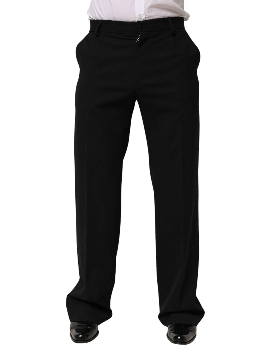 Мужские брюки классические из шерсти Dress Pants Dolce & Gabbana, Black