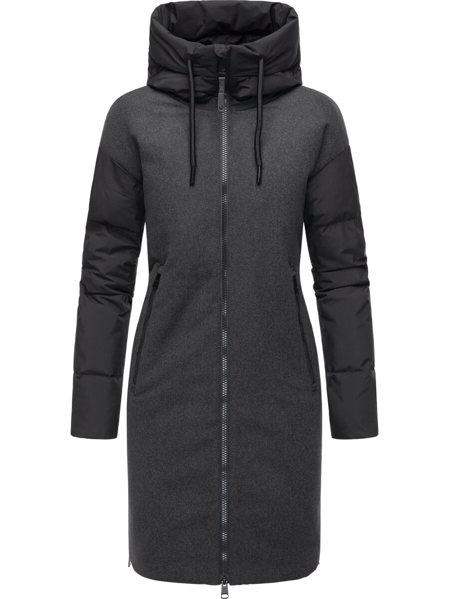 

Зимнее пальто Ragwear Jumana, Black/Mottled Black