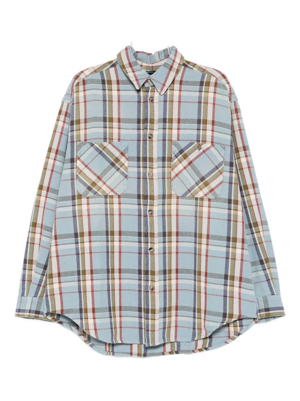 

Рубашка в клетку Haikure, синий