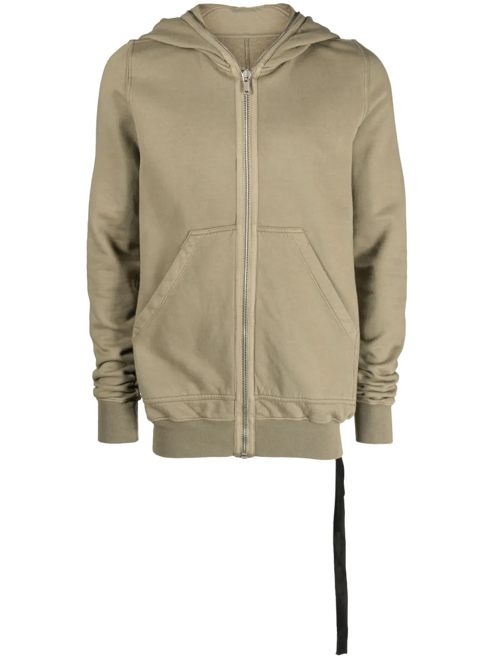 

Худи на молнии Rick Owens DRKSHDW, зеленый