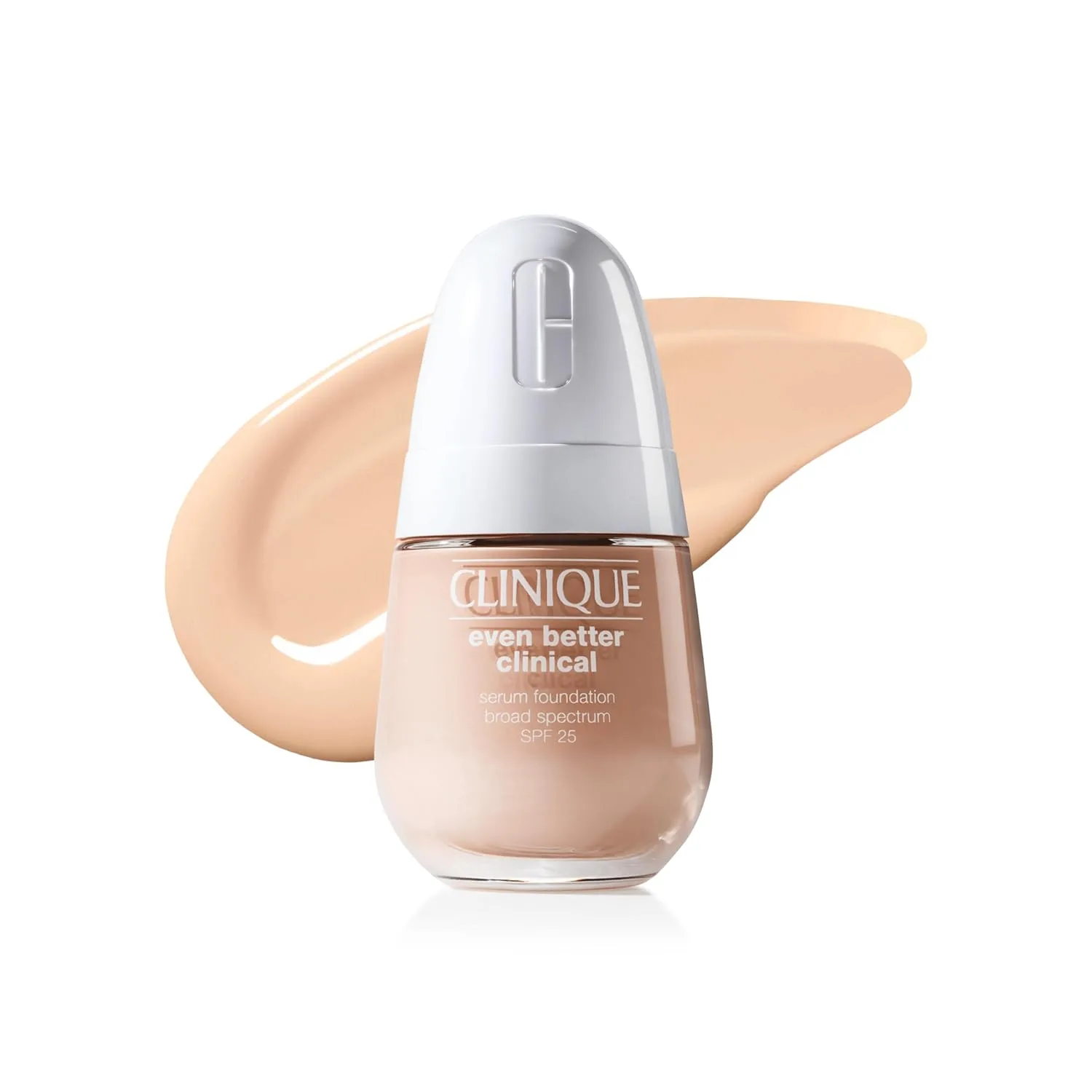 Clinique Even Better Clinical Serum Full Coverage Hydrating Foundation Broad Spectrum SPF 25 с витамином C, салициловой и гиалуроновой кислотой для жирной кожи, AE Alabaster CN 10 - very fair, cool-neutral undertones