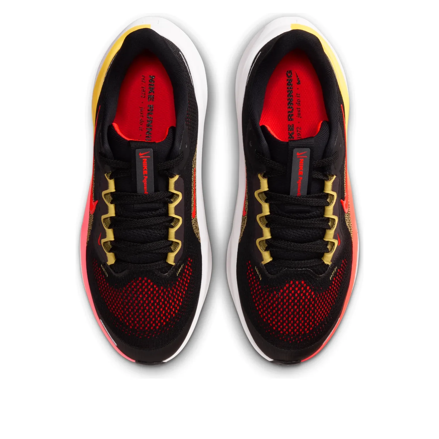 Кроссовки (GS) Nike Air Zoom Pegasus 41 'Black Glossy Deep Red' — фото 2