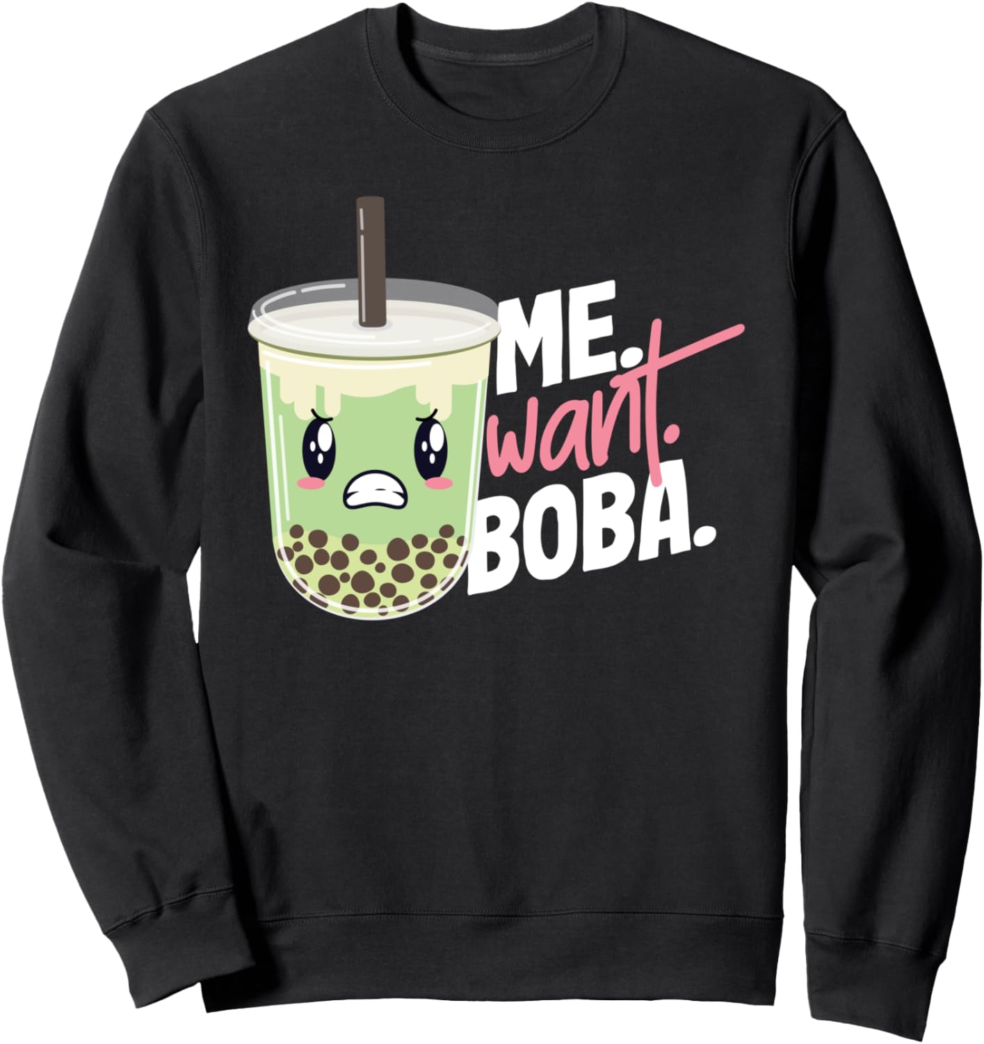 

Толстовка с надписью Bubble Me.Want.Boba.Tea Cute Kawaii Milk Tea Lover Hs0, черный