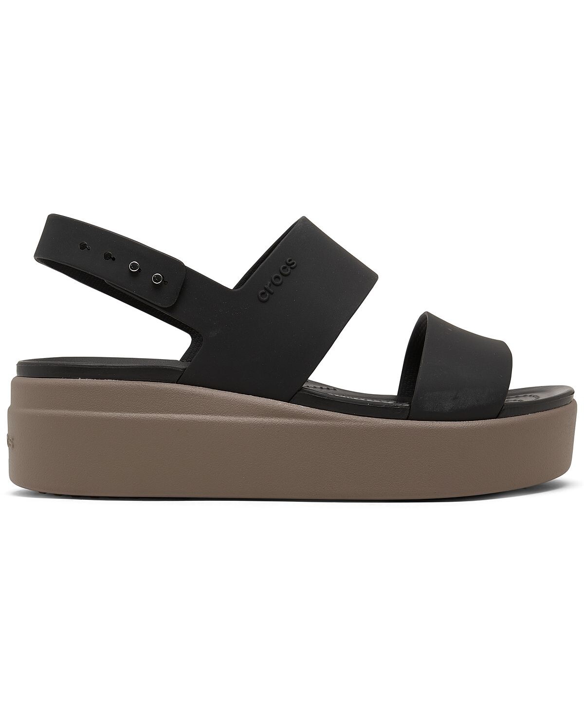 Женские босоножки на низкой танкетке Brooklyn от Finish Line Crocs — фото 2