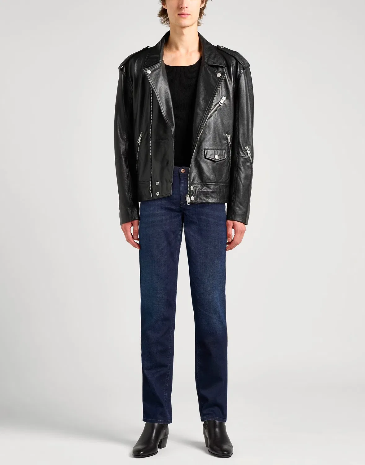 Джинсы зауженные Dark Wash DIESEL Синие — фото 2