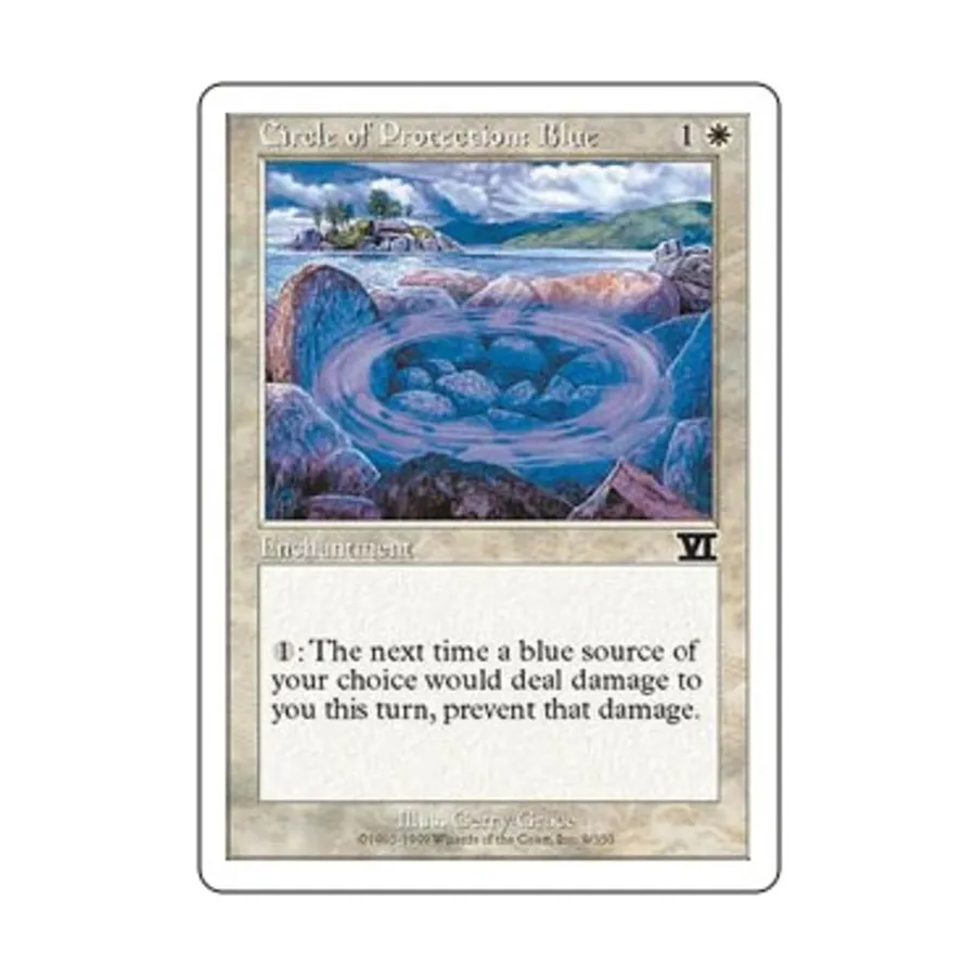 

CCG Круг защиты: Синий (С), MTG - 6th Edition (Classic)