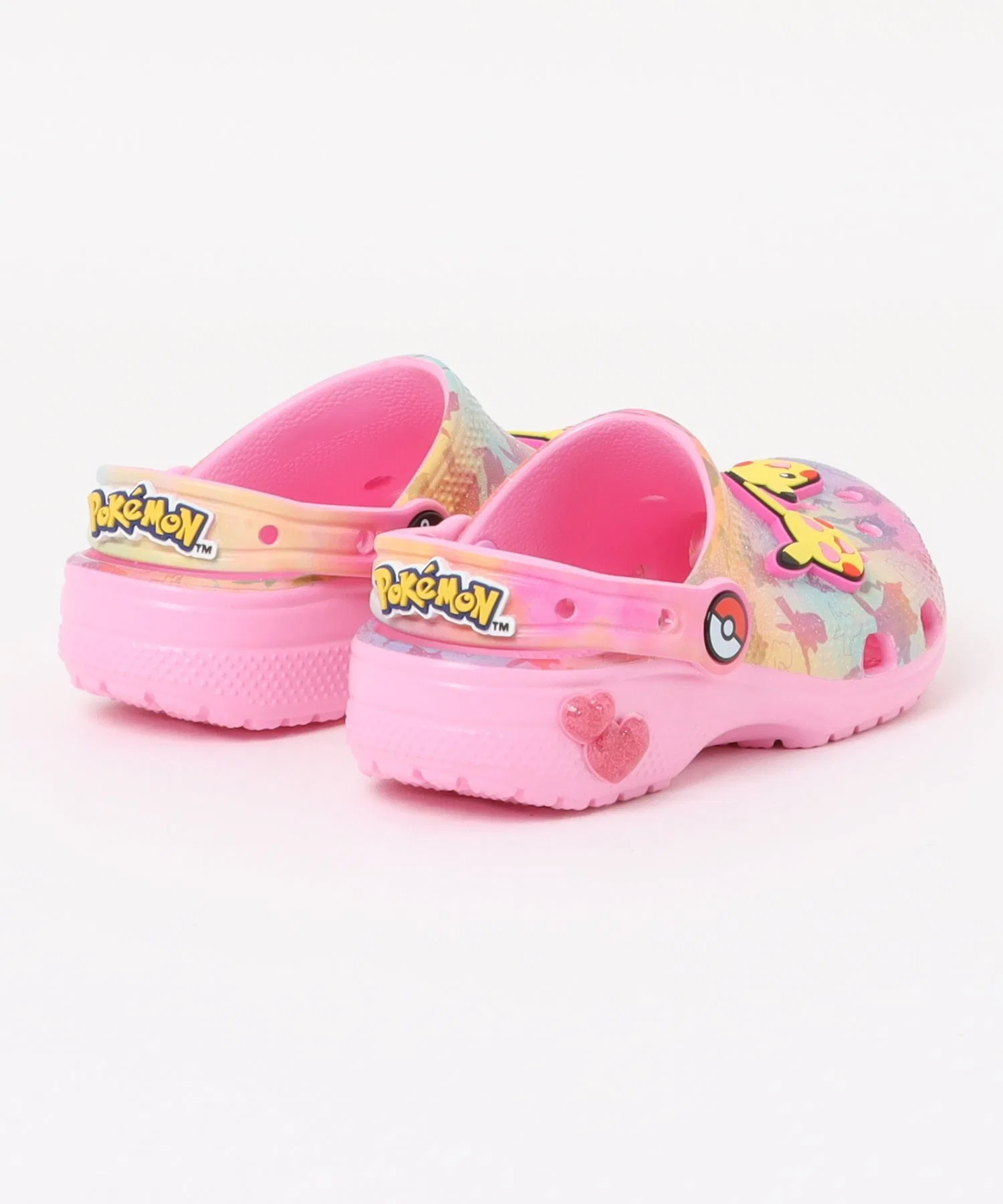 Детские сандалии Crocs Pikachu розовые — фото 2